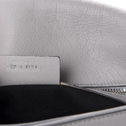 Givenchy Grained Calfskin Medium Pandora Pure Flap Bag Pearl Grey 9 of 10