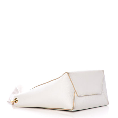 Celine Soft Grained Calfskin Small Sangle Bucket Bag White 4 of 11