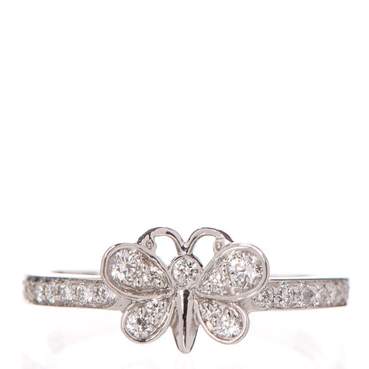 Tiffany Platinum Diamond Enchant Butterly Ring 49 5 1 of 5