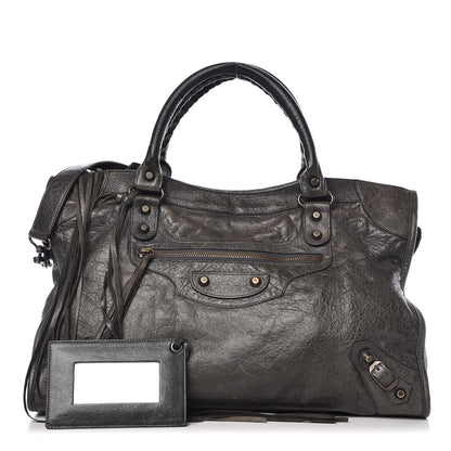 Balenciaga Agneau Classic Hardware City Anthracite 1 of 13