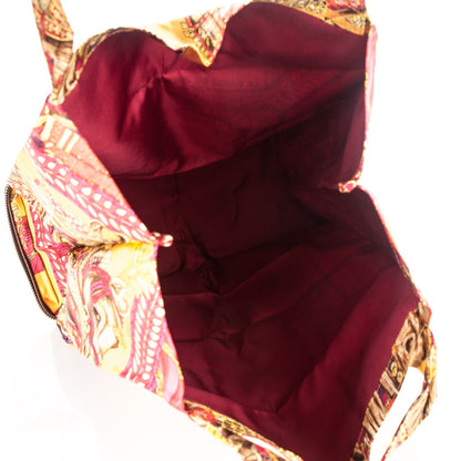 Hermes Buffle Gala Silky Pop La Danse du Cheval Marwari Shopper Tote Marron 5 of 8