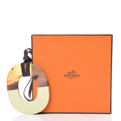 Hermes Buffalo Horn Isthme Pendant Necklace 4 of 4