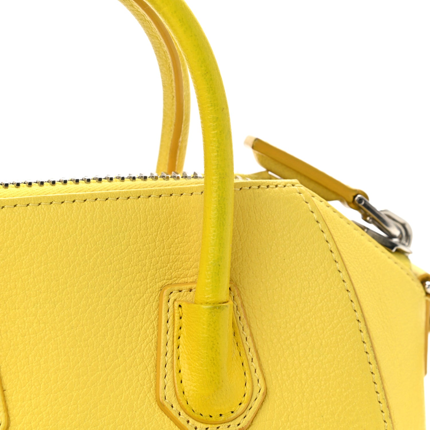 Givenchy Sugar Goatskin Mini Antigona Yellow 14 of 20