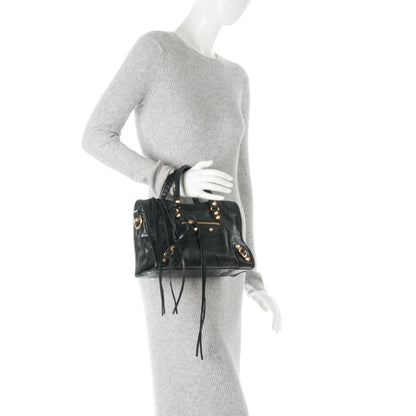 Balenciaga Agneau Classic Gold Hardware S City Black 3 of 9
