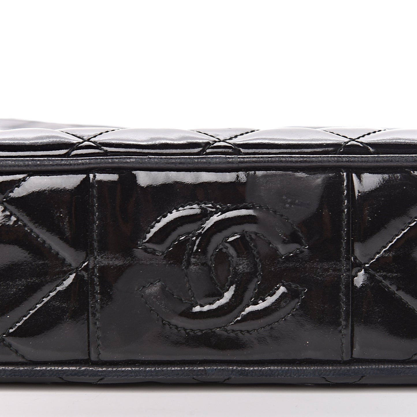 Patent Quilted Camera Case Black
