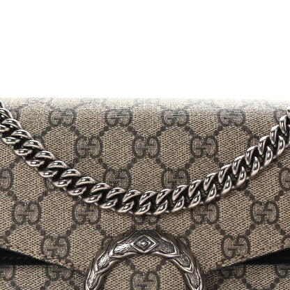 Gucci GG Supreme Monogram Small Dionysus Shoulder Bag Black 8 of 10