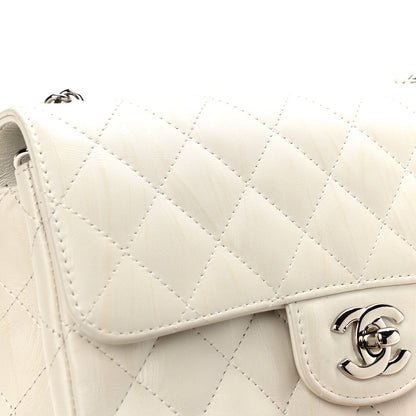 Chanel Calfskin Quilted Mini Rectangular Flap White 11 of 13