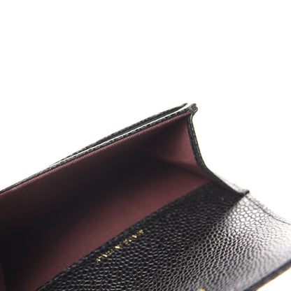 Chanel Caviar Quilted Flap Card Holder Wallet Black 5 of 9