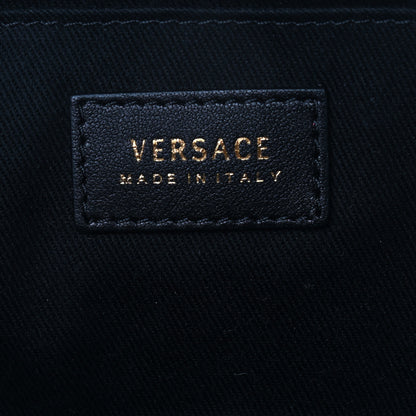 Versace Nappa Barocco Quilted Vanitas Medea Belt Bag Black 6 of 9