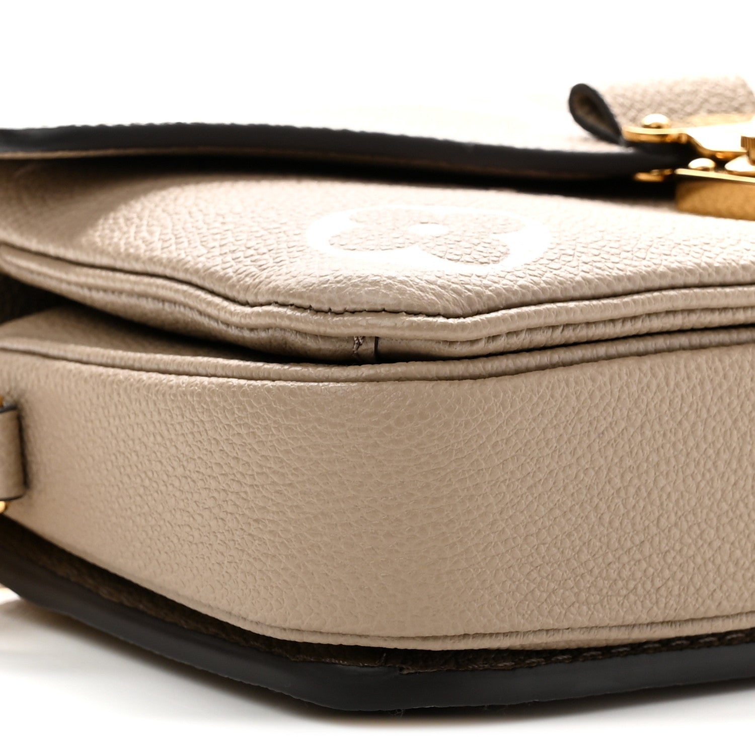 Louis Vuitton Empreinte Monogram Giant Pochette Metis East West Tourterelle Creme 8 of 10