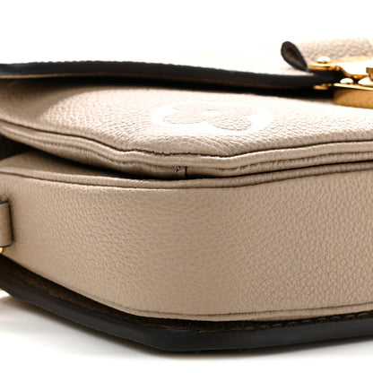 Louis Vuitton Empreinte Monogram Giant Pochette Metis East West Tourterelle Creme 8 of 10