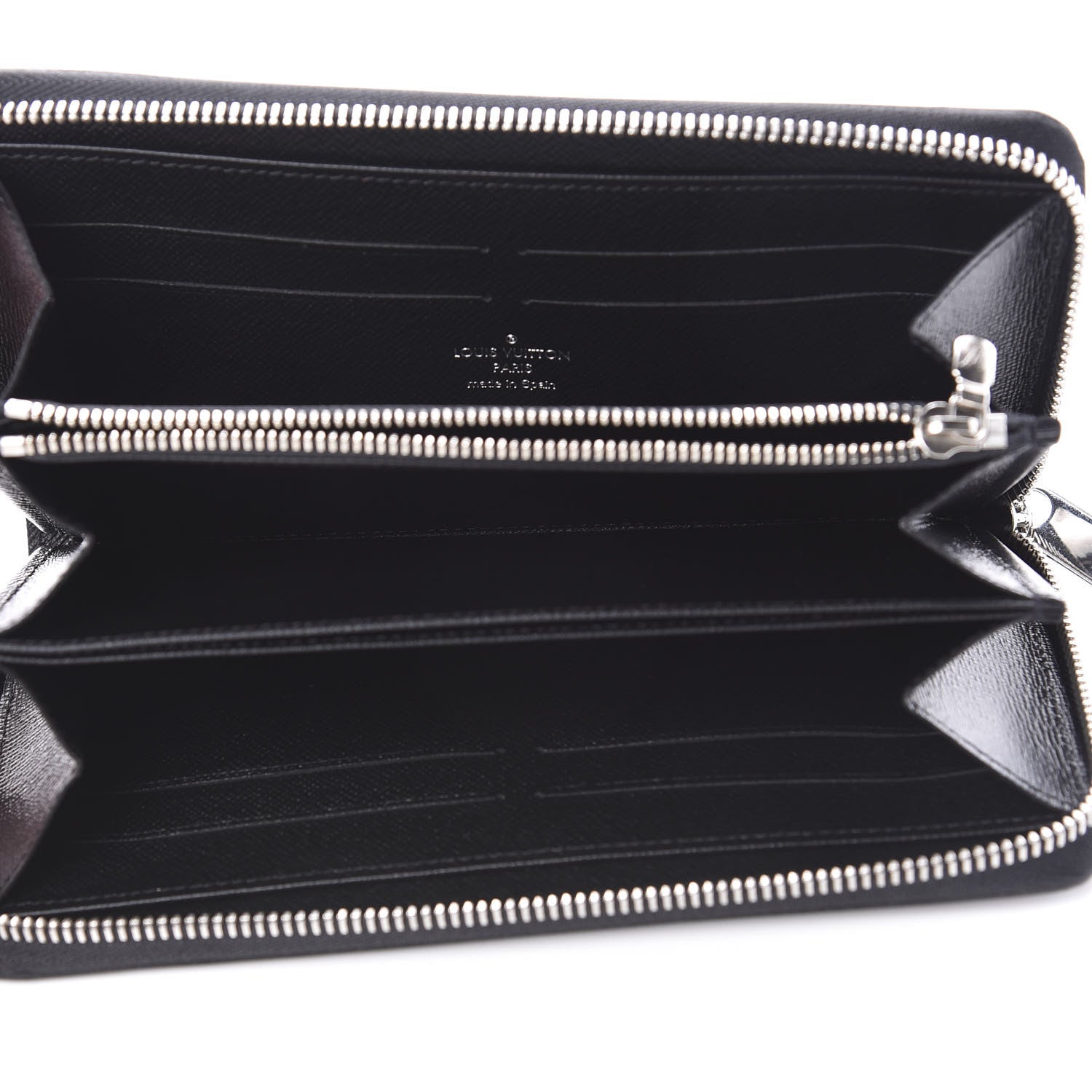 Louis Vuitton Epi Zippy Wallet Black 5 of 8