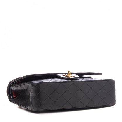 Chanel Lambskin Quilted Medium Double Flap Black 3 of 10