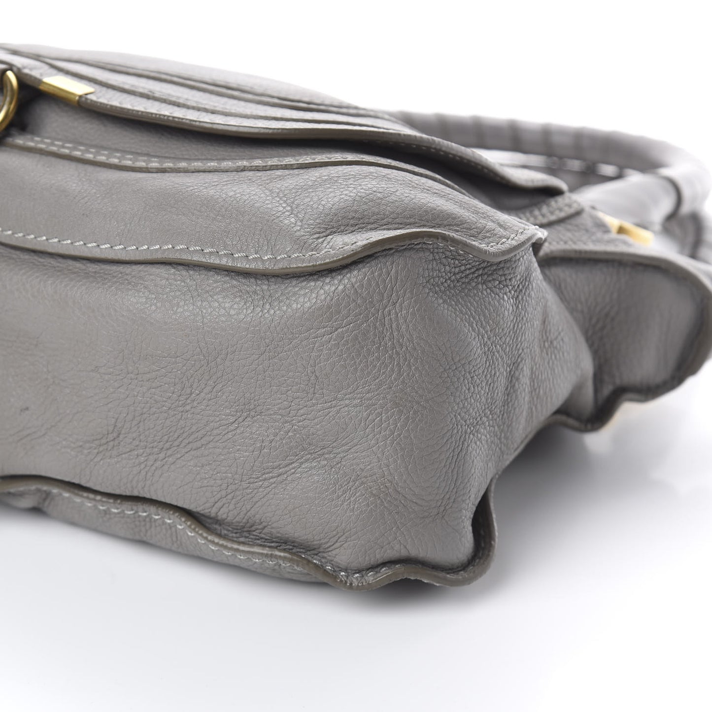 Calfskin Medium Marcie Satchel Cashmere Grey
