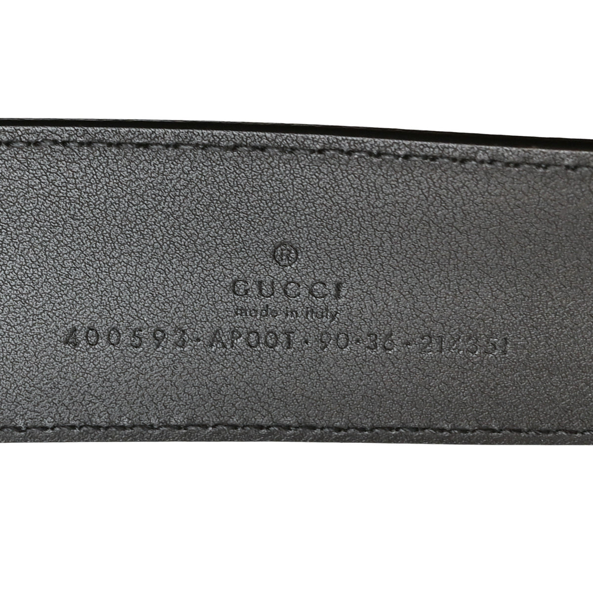 Gucci Calfskin Double G 40mm Belt 90 36 Black 8 of 8