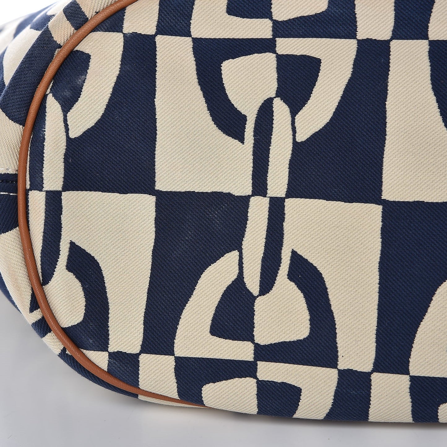Canvas Chain De Ancre Beach Tote Navy