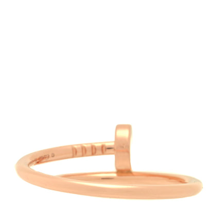 Cartier 18K Pink Gold Small Juste Un Clou Ring 58 8.25 3 of 5