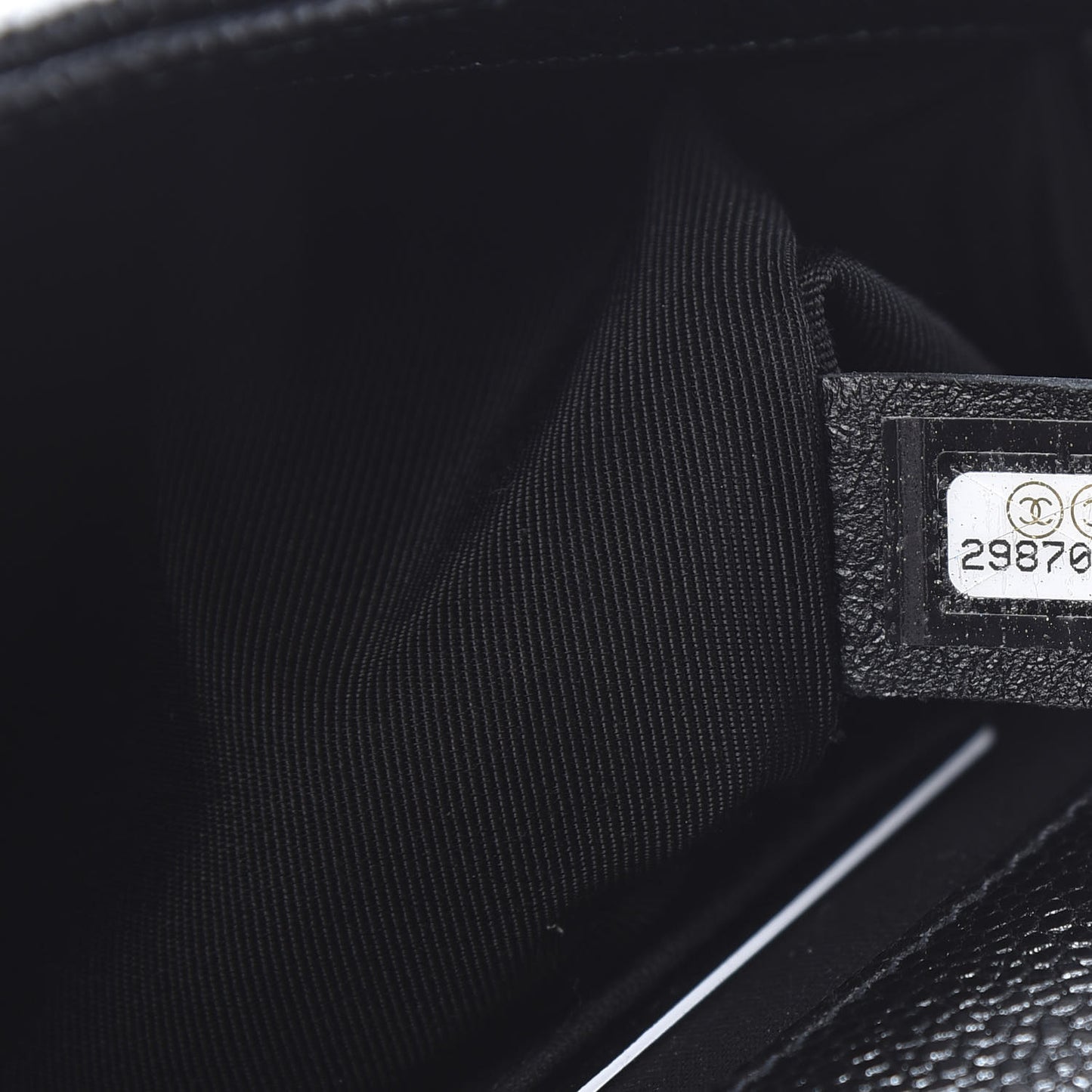 Caviar Quilted Incognito Mini Square Flap Black