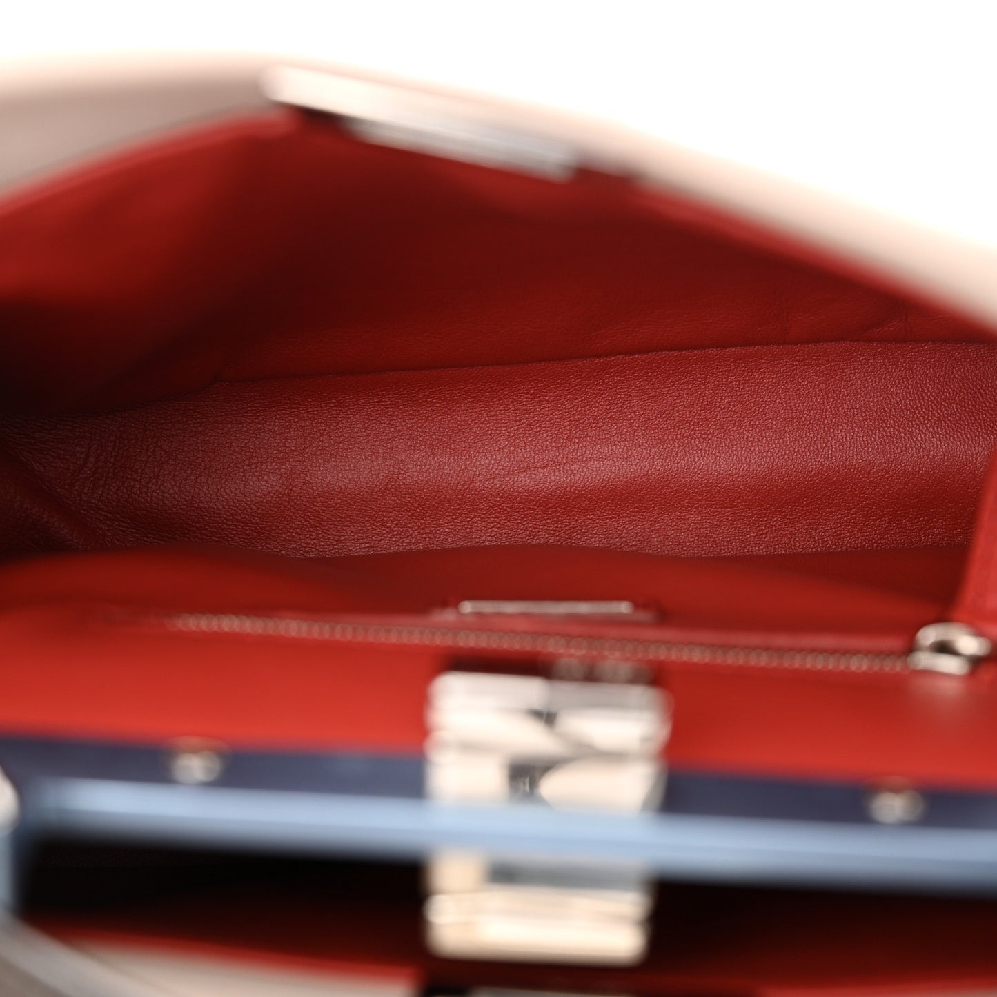Nappa Colorblock Mini Peekaboo Iconic Satchel Grigio Polvere Carbone Bloody Mary