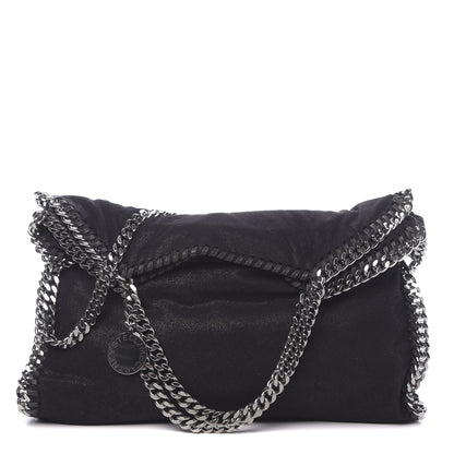 Stella McCartney Shaggy Deer Falabella Fold Over Tote Black 1 of 9