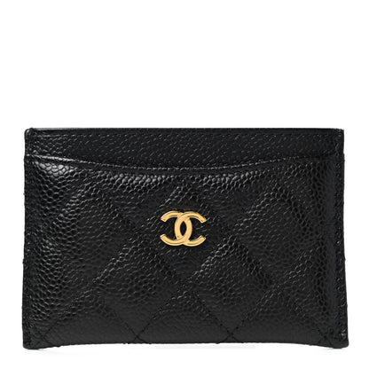 Chanel Caviar Quilted Card Holder Black 1 of 8