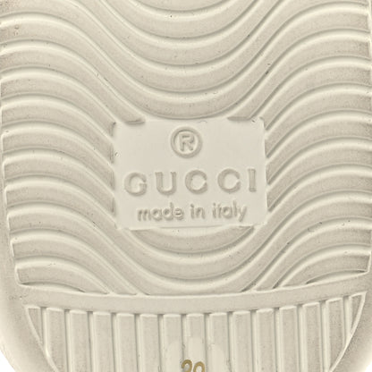 Gucci Calfskin Web GG Apple Embroidered Womens Ace Sneakers 39 White 8 of 10