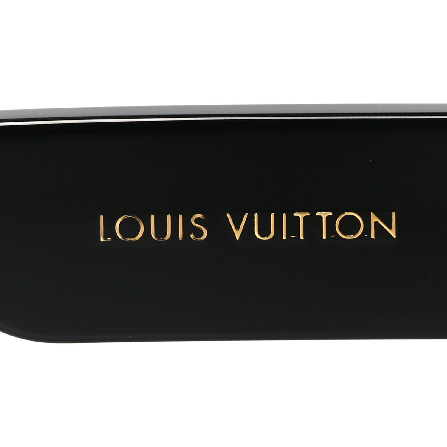 Louis Vuitton Acetate LV Link PM Square Sunglasses Z1566W Black