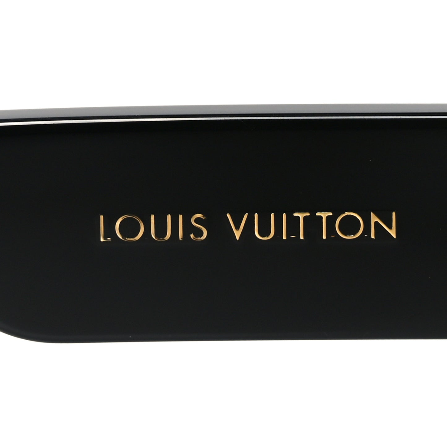 Acetate LV Link PM Square Sunglasses Z1566W Black