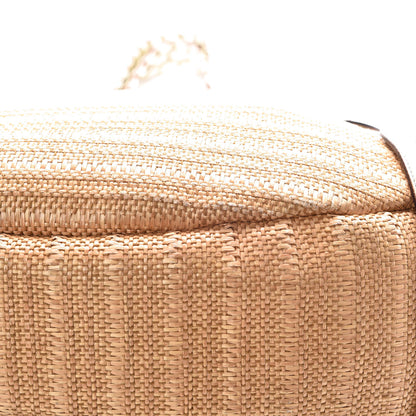 Gucci Straw Medium Pelham Shoulder Bag Off White 13 of 28