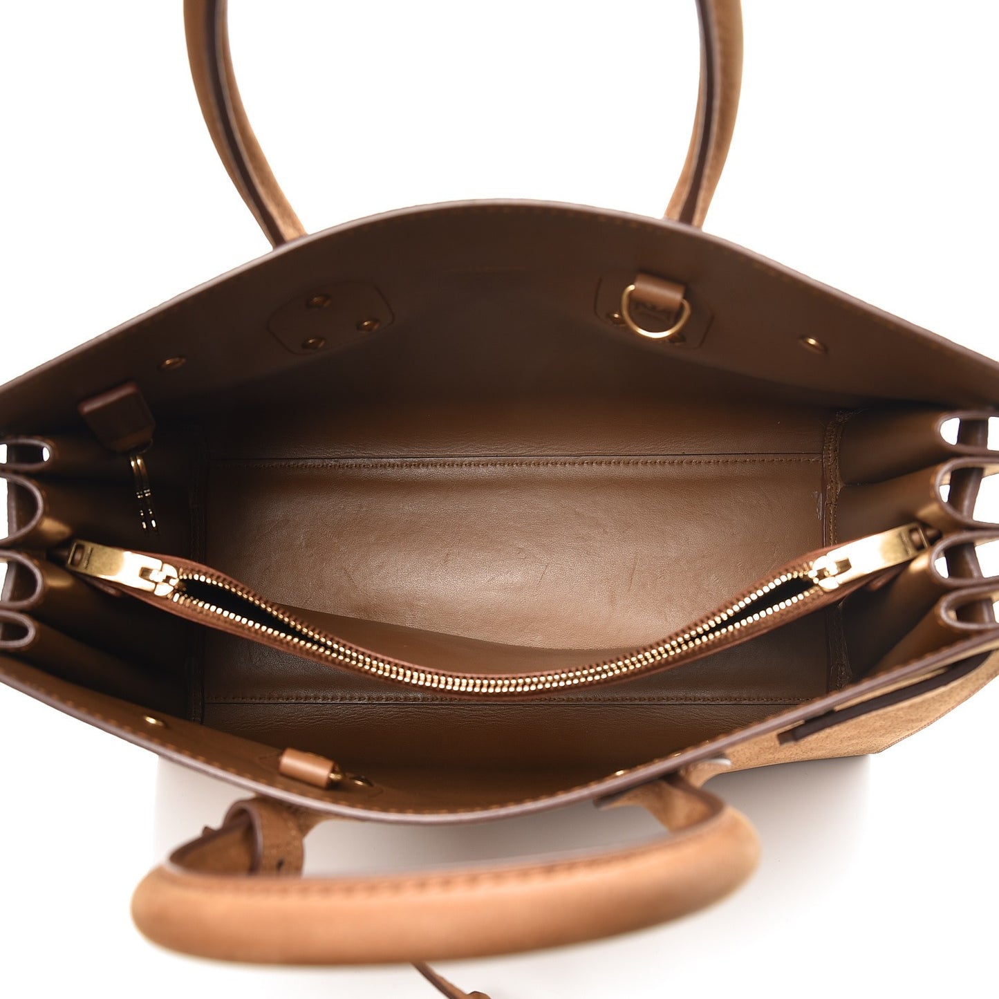 Nubuck Small Sac de Jour Tan