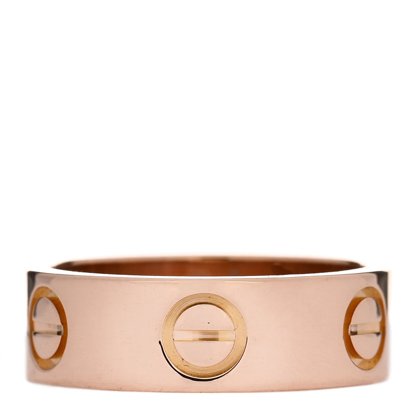 18K Pink Gold 5.5mm LOVE Ring 48 4.5