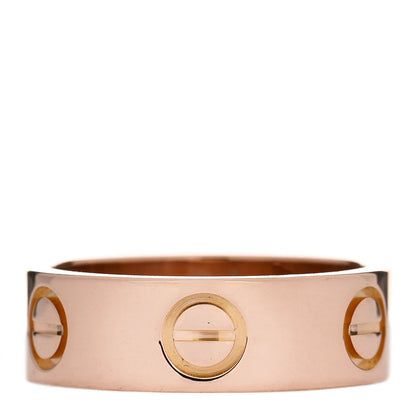 Cartier 18K Pink Gold 5.5mm LOVE Ring 48 4.5 1 of 5