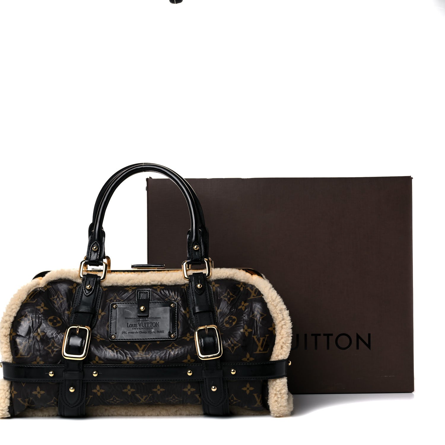 Louis Vuitton Monogram Shearling Storm Bag 13 of 13