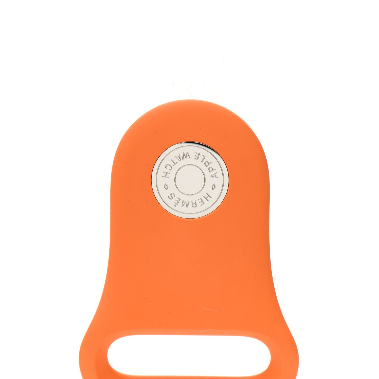 Hermes Silicone 41mm Apple Sports Watch Single Tour Band Orange 3 of 5