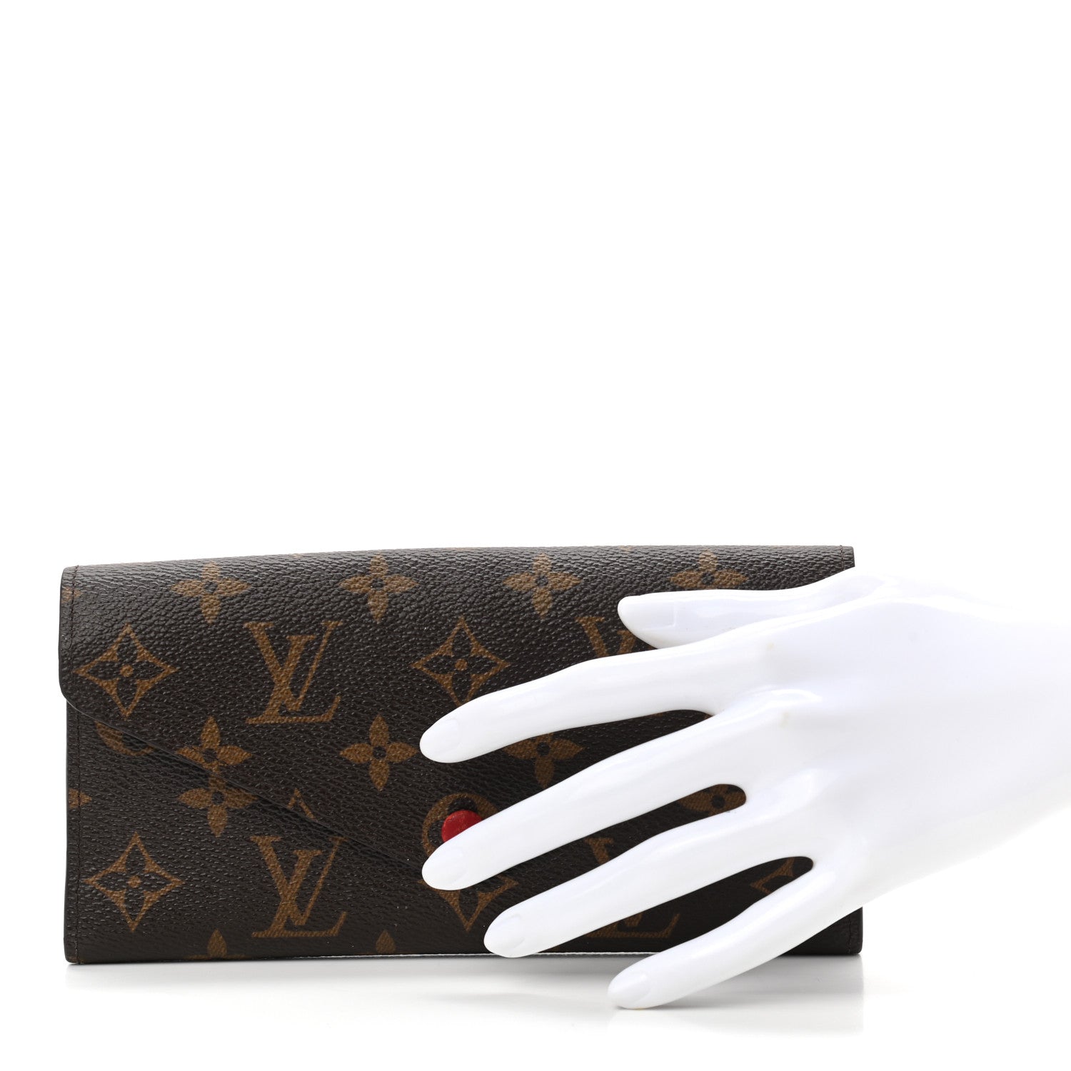 Louis Vuitton Monogram Josephine Wallet Red 2 of 10