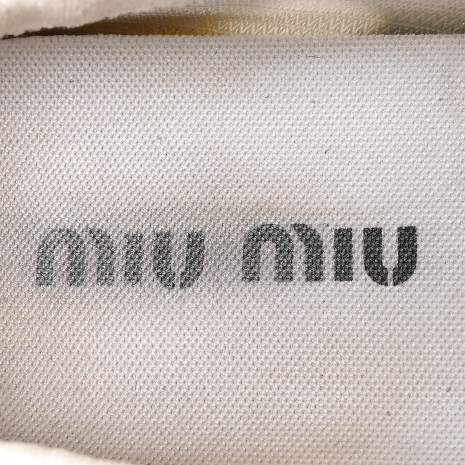 Miu Miu Technical Fabric Suede Gymnasium Sneakers 38 White Burgundy 7 of 8