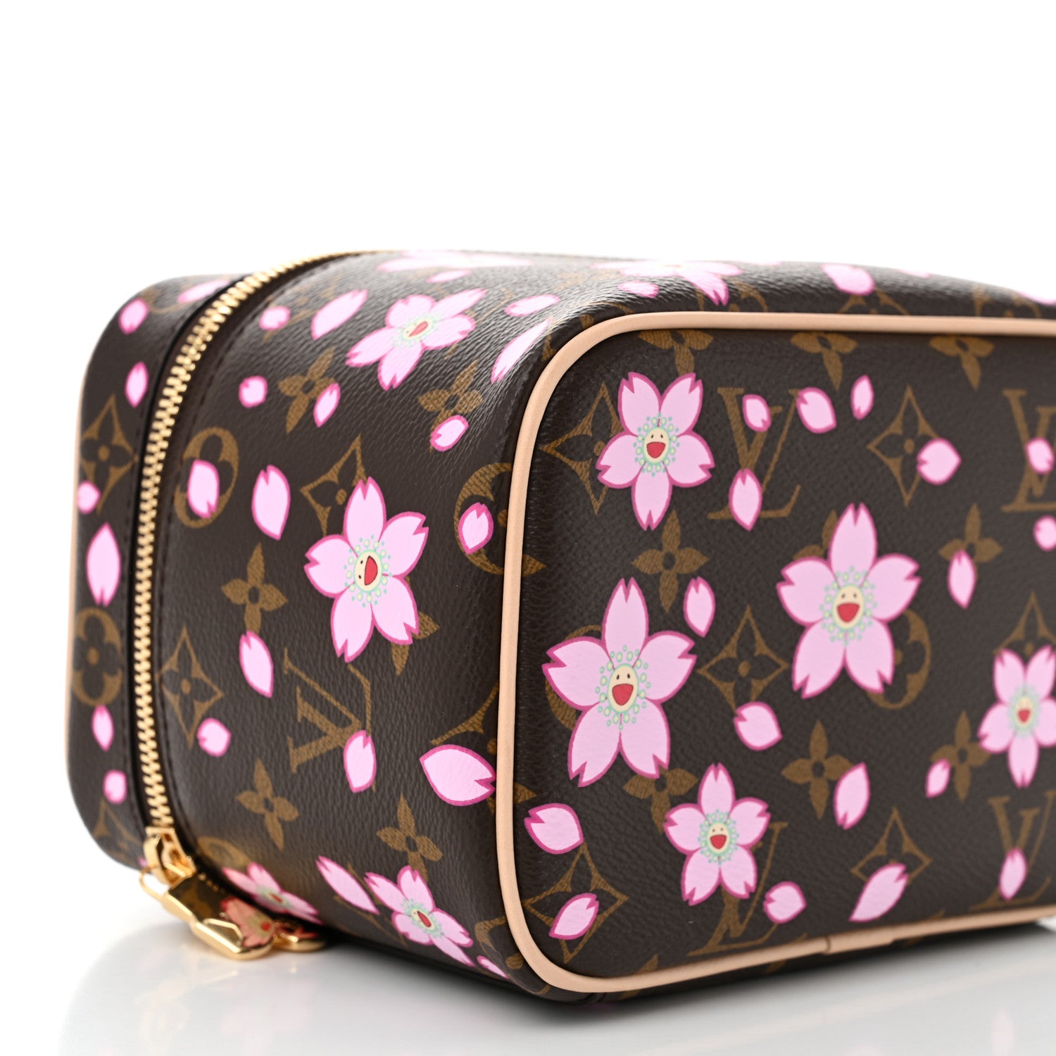 Louis Vuitton LV X TM Monogram Cherry Blossom Nice Mini Sakura Brown 8 of 9