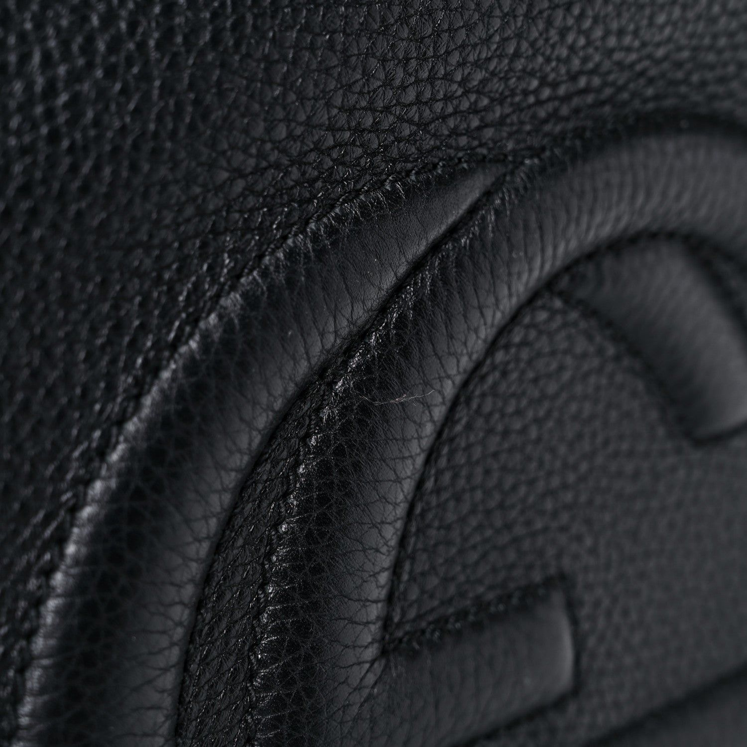 Gucci Pebbled Calfskin Large Soho Hobo Black 16 of 20