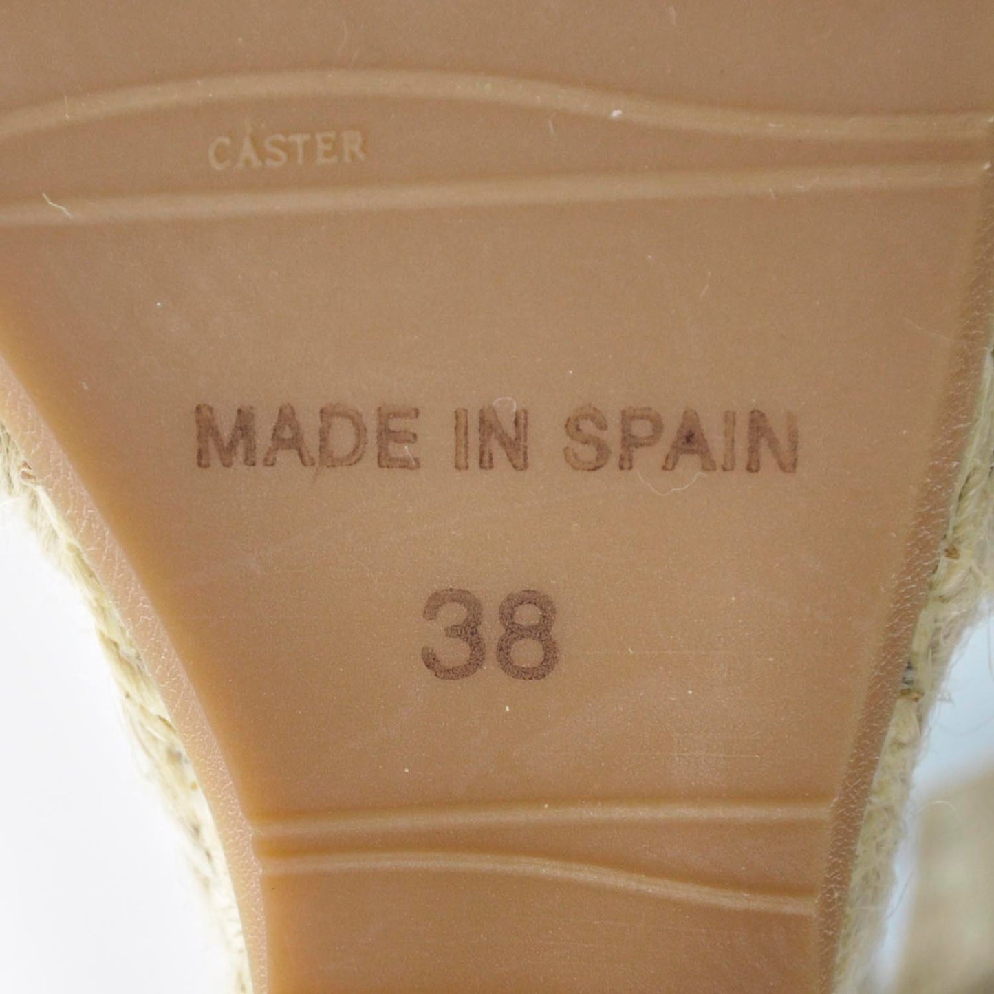 Nova Check Espadrille Wedges Sandals 38
