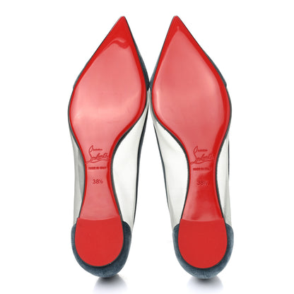 Christian Louboutin Veau Velours Rete Galativi Flats 38.5 Version Tempete 5 of 10