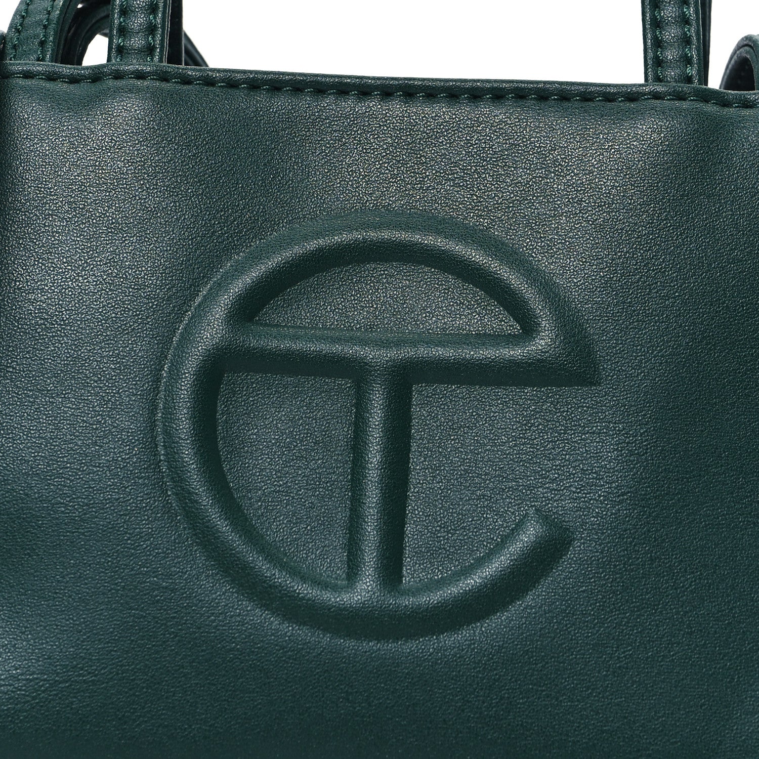 Telfar Vegan Leather Small Shopping Bag Dark Olive 8 of 10