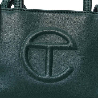 Telfar Vegan Leather Small Shopping Bag Dark Olive 8 of 10