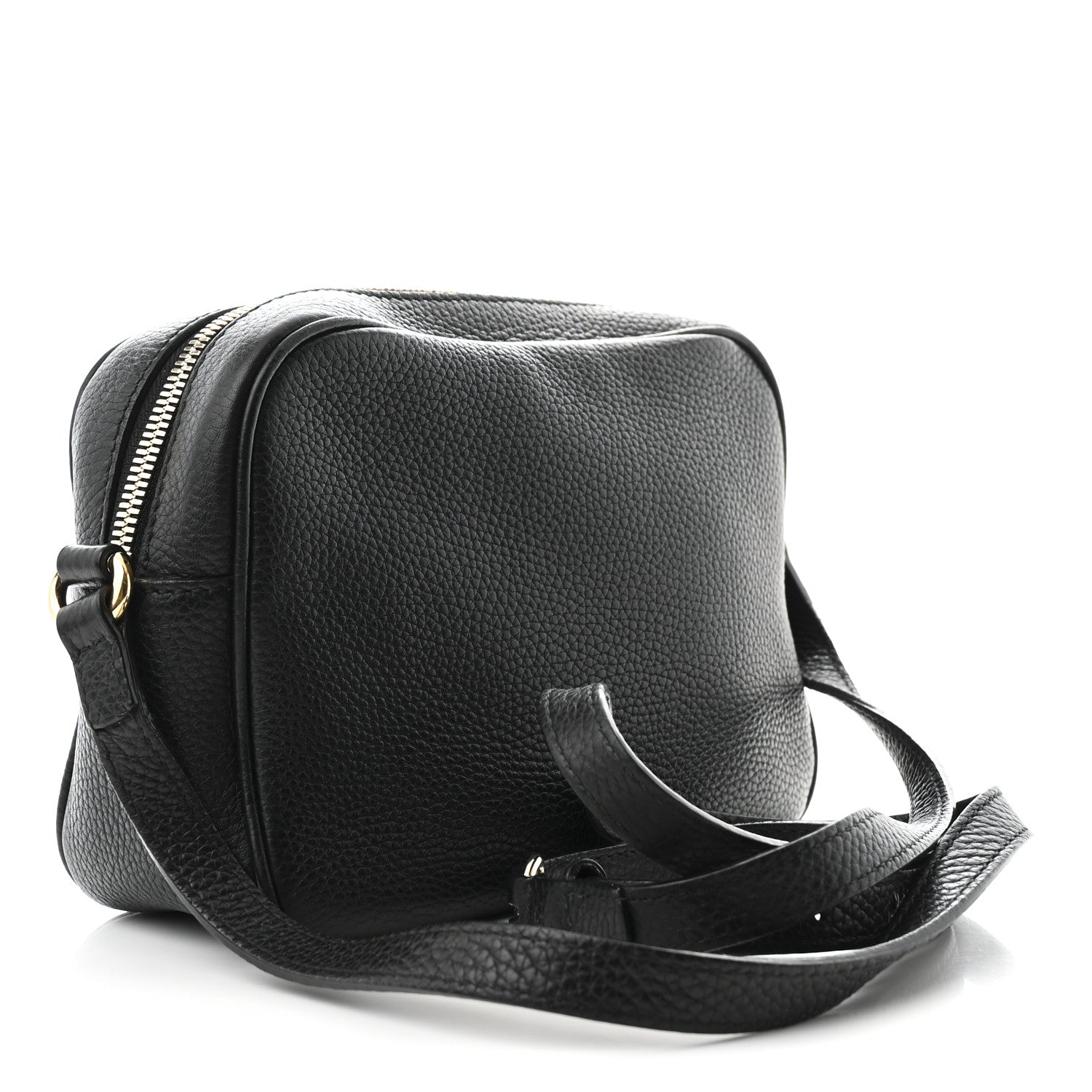 Gucci Pebbled Calfskin Small Soho Disco Bag Black 3 of 10