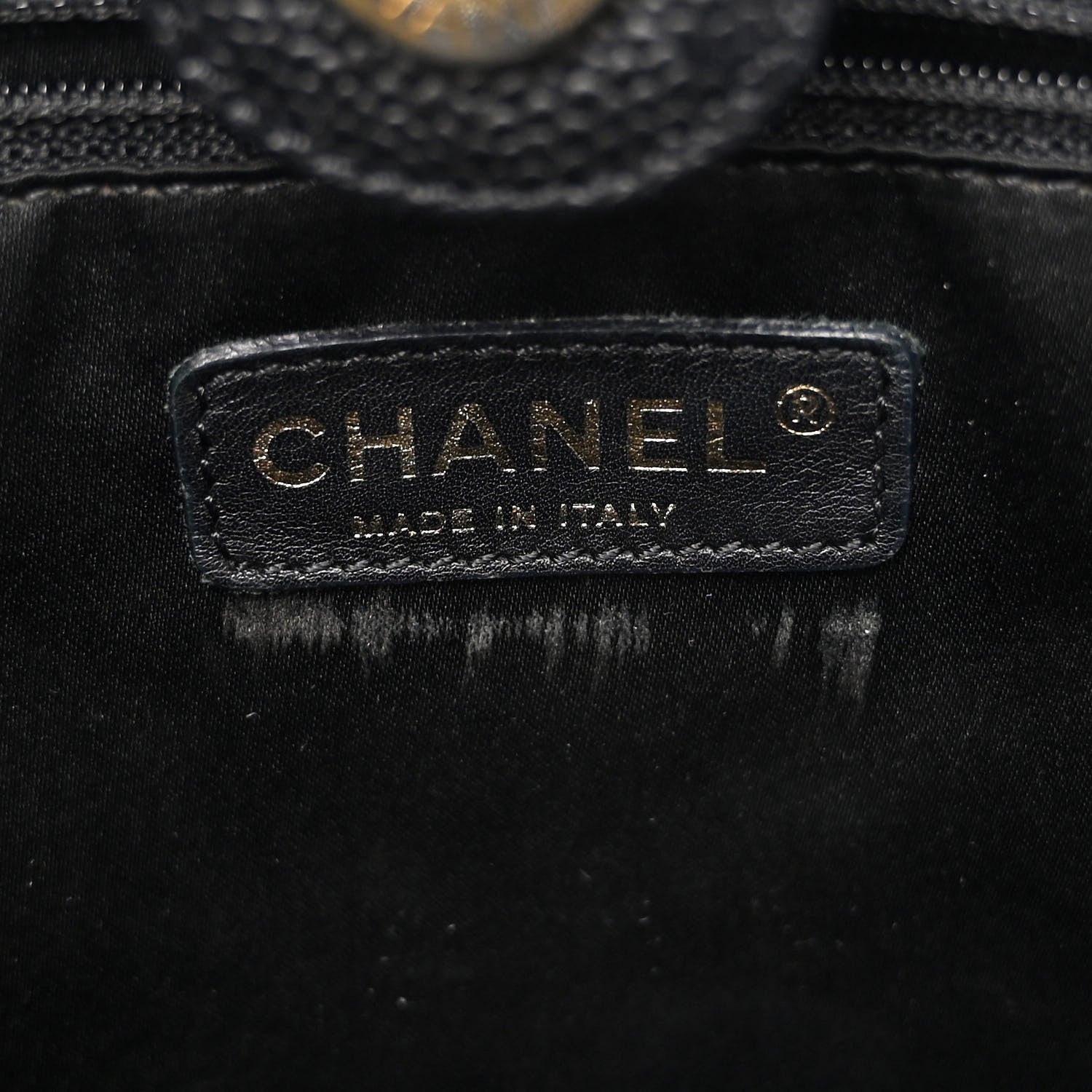Chanel Caviar Quilted Petit Shopping Tote PST Black 6 of 11