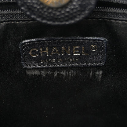 Chanel Caviar Quilted Petit Shopping Tote PST Black 6 of 11