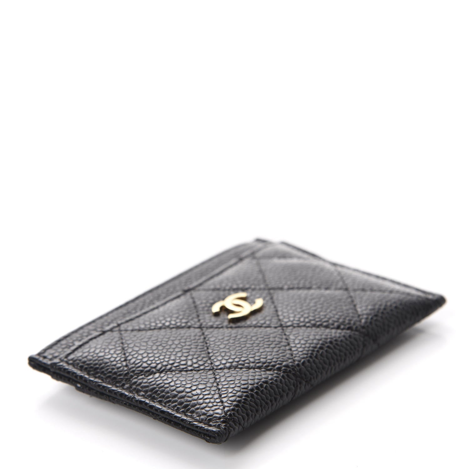 Chanel Caviar Quilted Card Holder Black 4 of 9