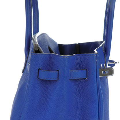 Hermes Togo Birkin 35 Bleu Electrique 16 of 27