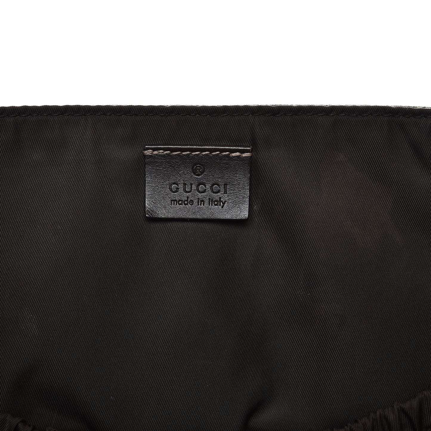 GG Plus Monogram Messenger Diaper Bag Dark Brown
