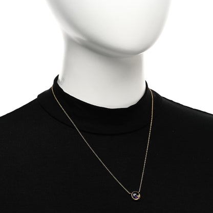 Tiffany 18K Yellow Gold Amethyst Paloma Picasso Olive Leaf Pendant Necklace 2 of 5
