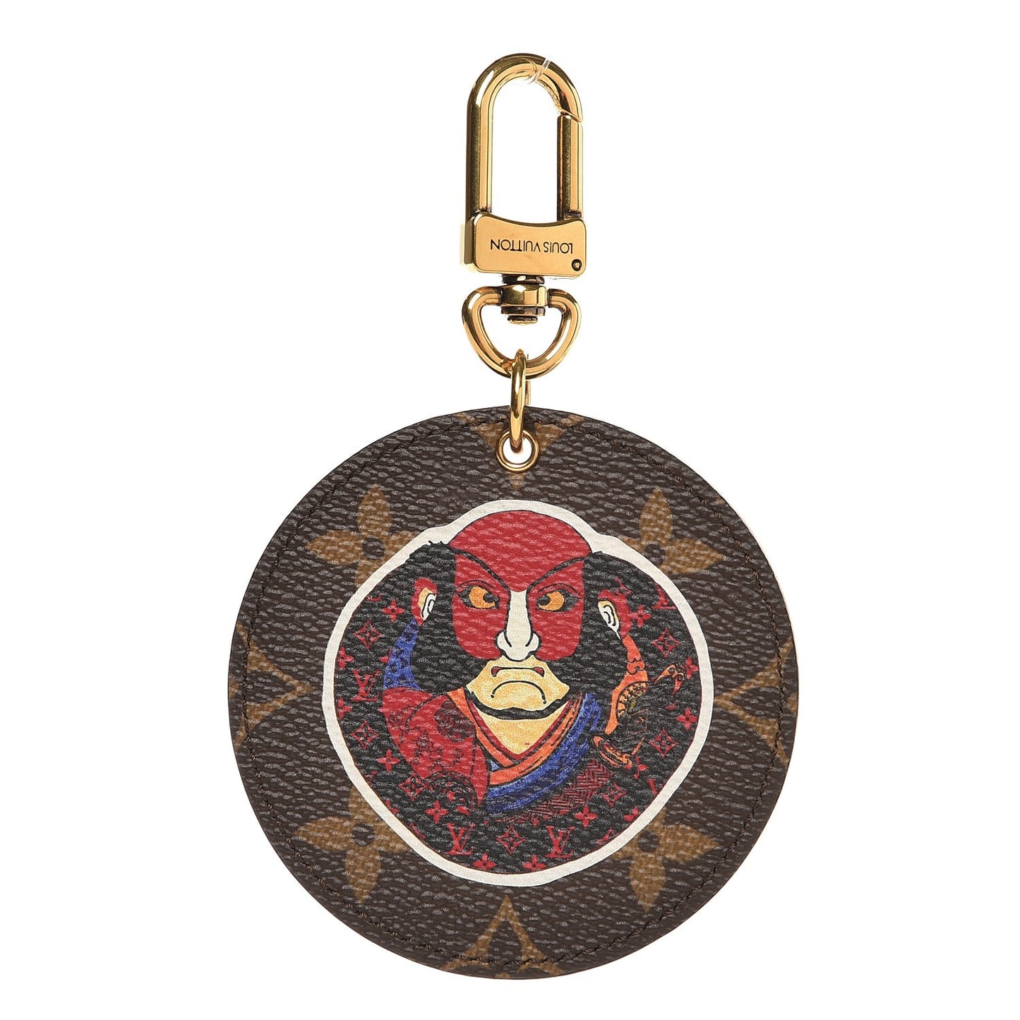 Monogram Illustre Kabuki Bag Charm Key Ring